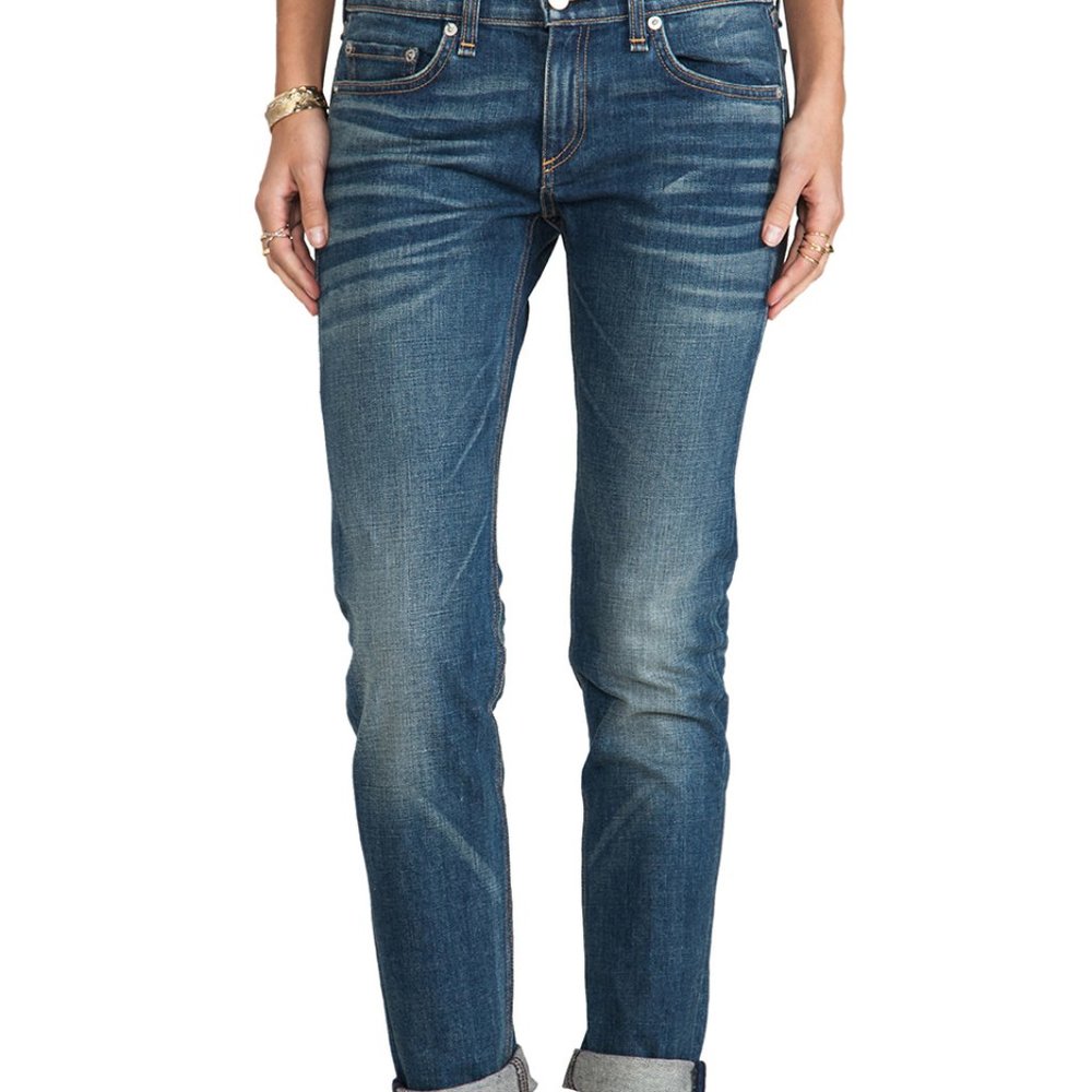 Rag & bone the Dre boyfriend skinny jeans 27